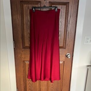Elegant Red Women's Skirt